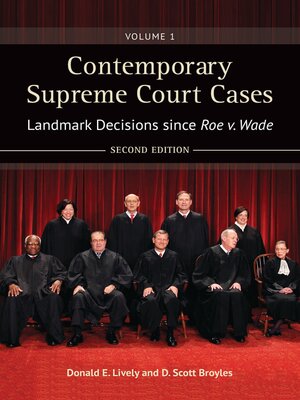 cover image of Contemporary Supreme Court Cases